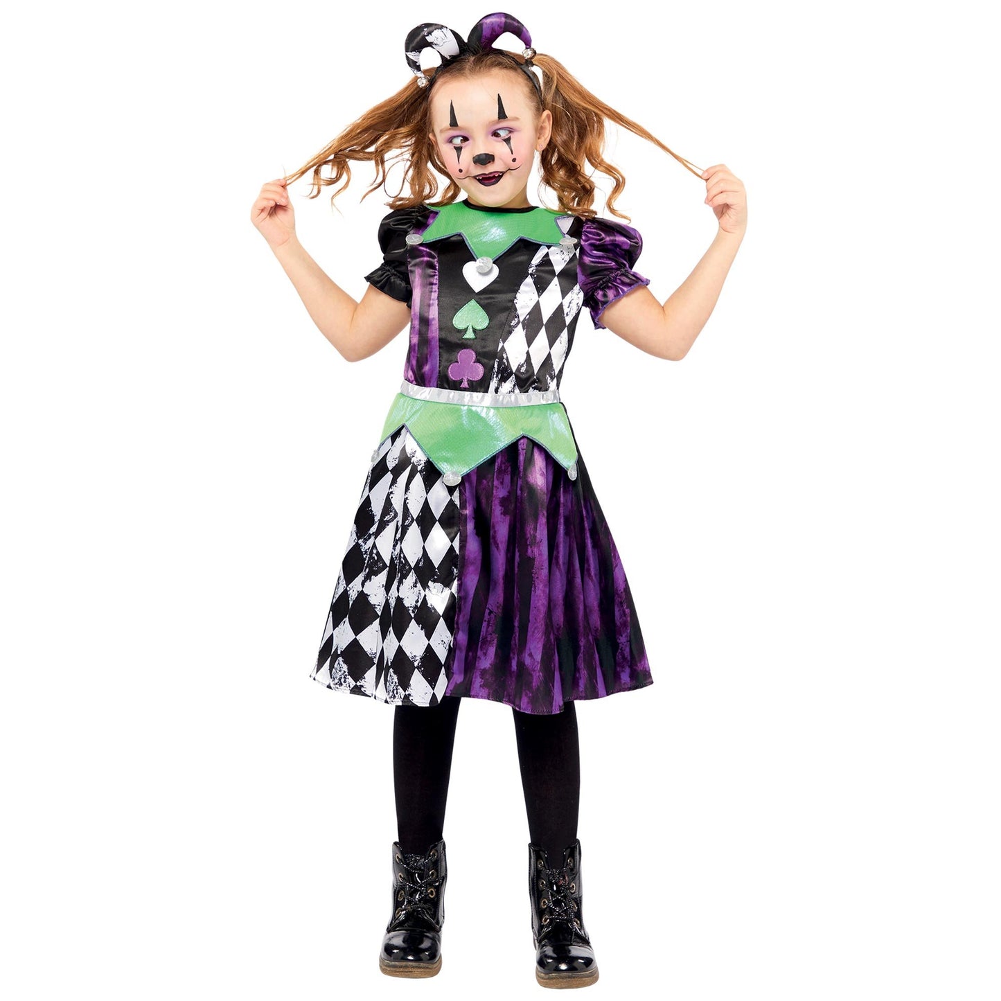 Costume Jester Girl 6-8 Years