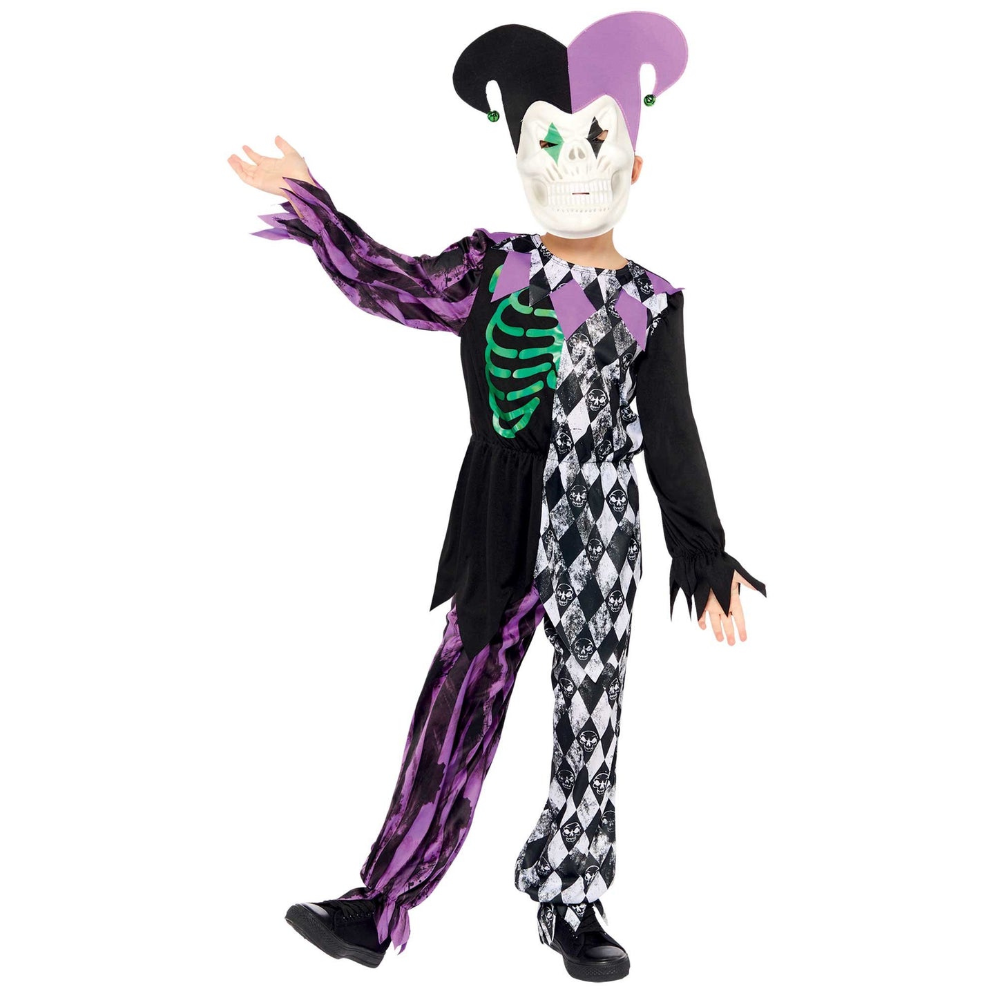 Costume Jester Boy 6-8 Years