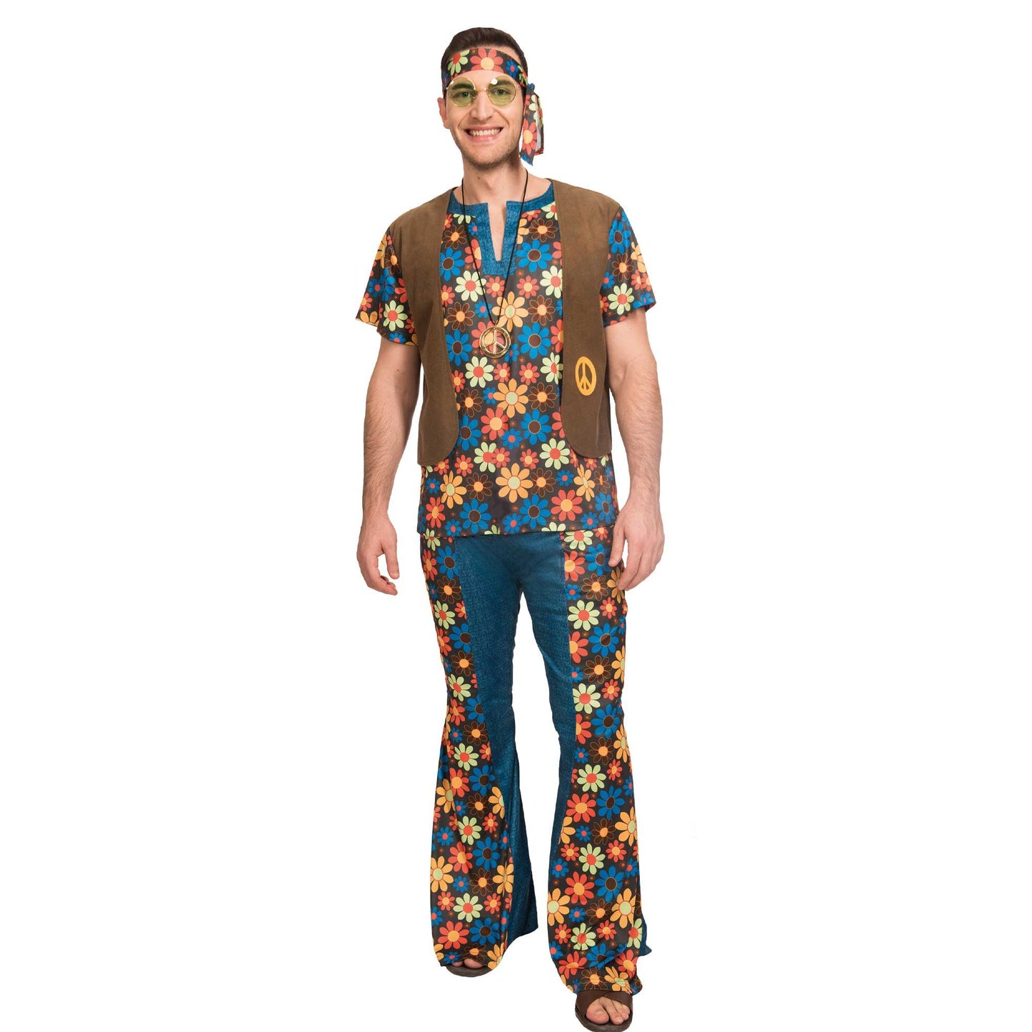 Costume Groovy Hippy Man Standard Size