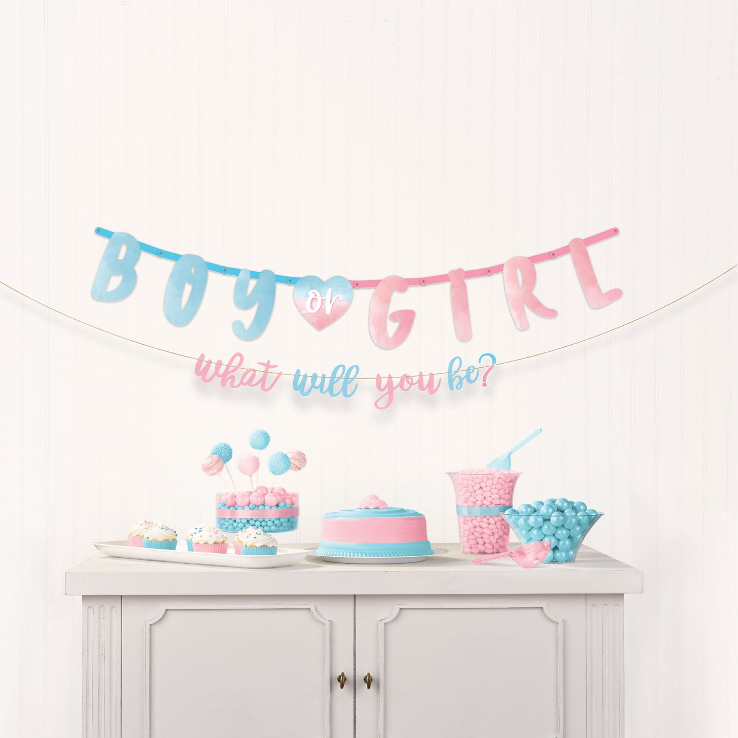 The Big Reveal Jumbo Letter Banner Kit