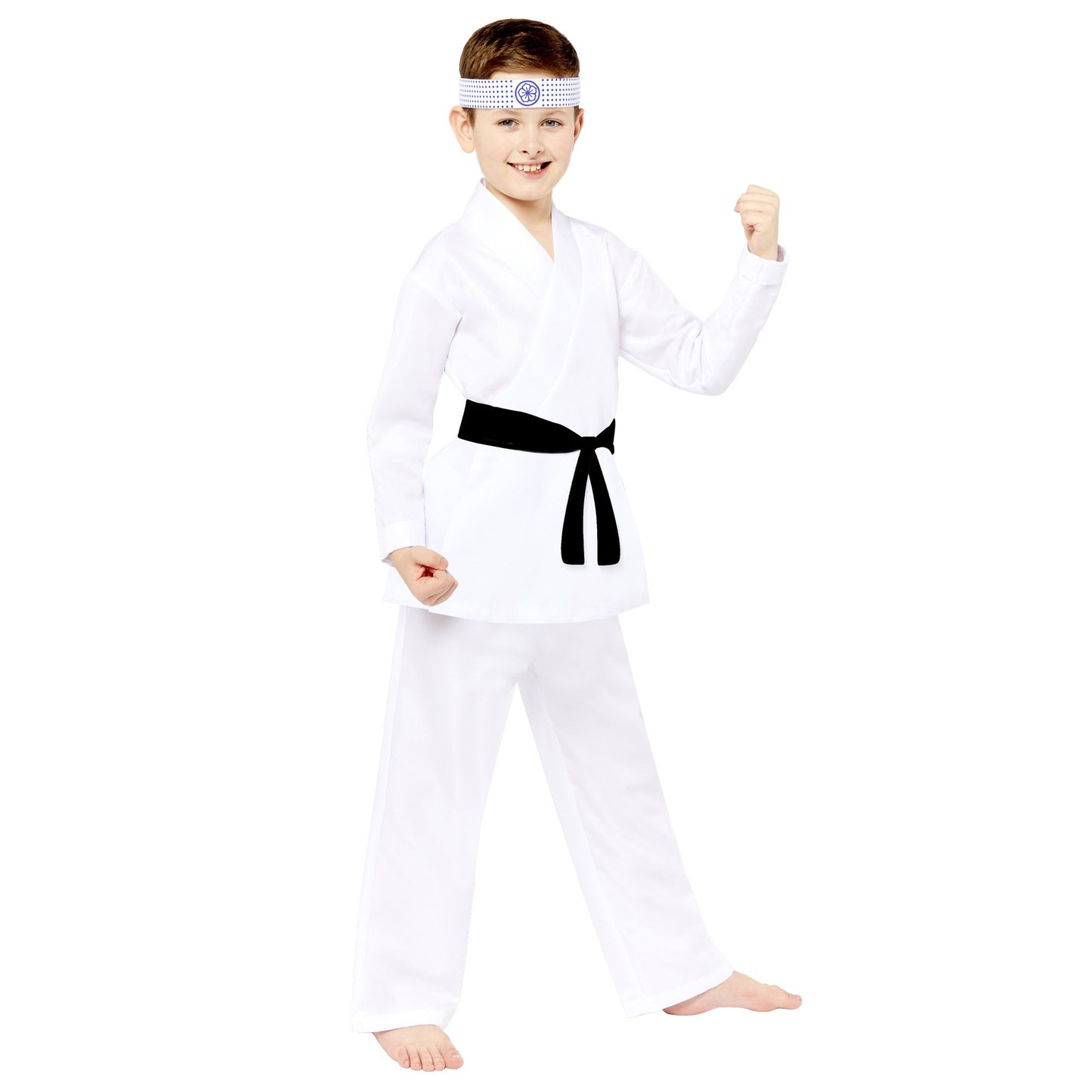 Costume Miyagi De Karate Kids 10-12 Years