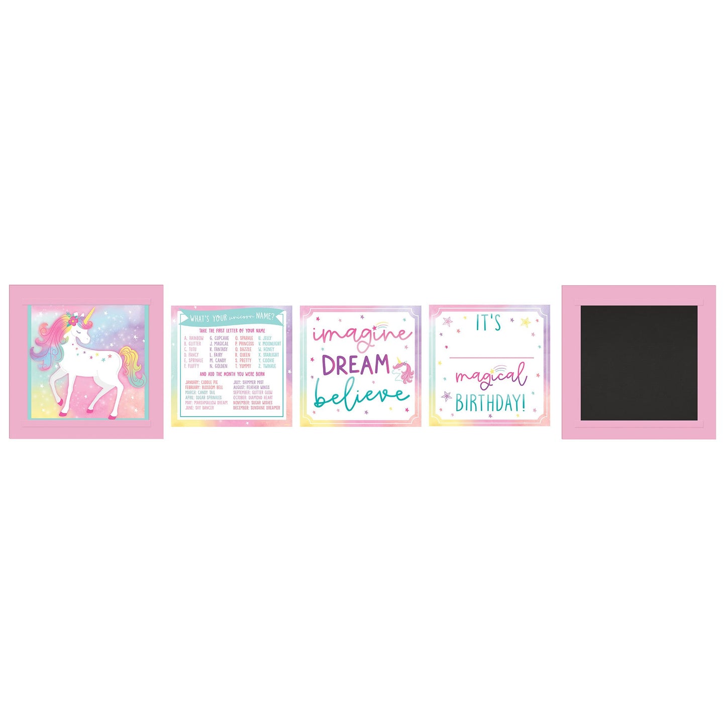 Enchanted Unicorn Customisable Sign