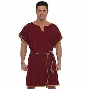 Men's Burgundy Tunic Costume