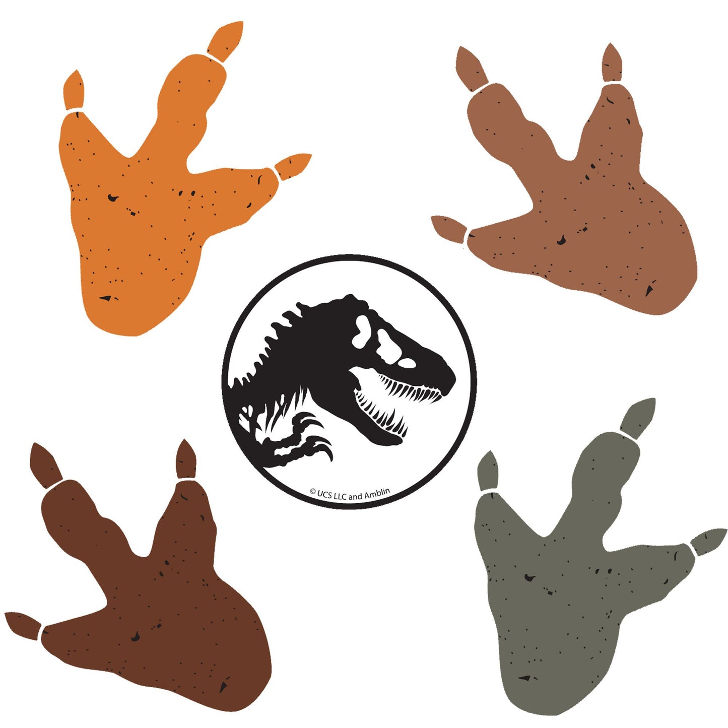 Jurassic Into The Wild Vinyl Footprints & Logo