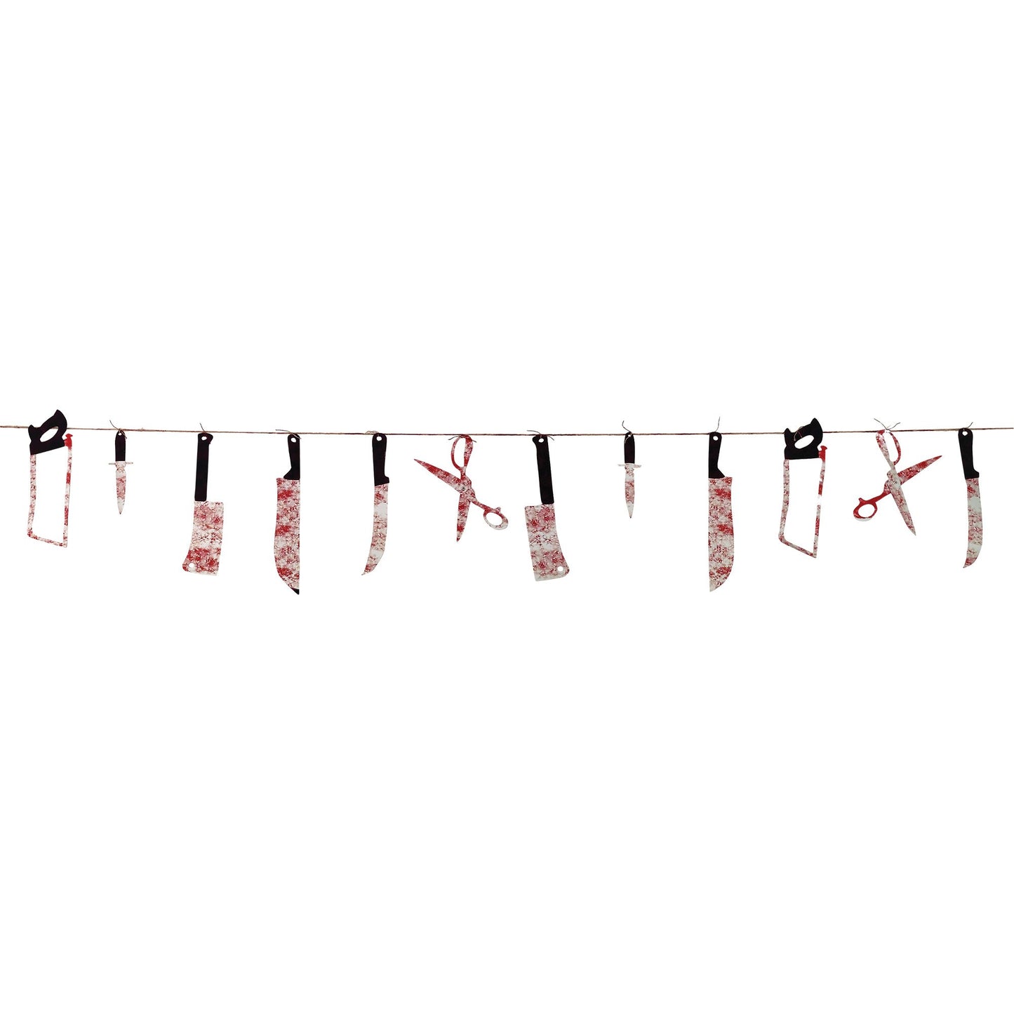 Bloody Weapons Hanging Garland Decoration Plastic