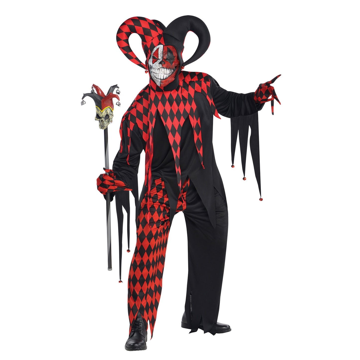 Costume Krazed Jester Men's Adult Plus Size