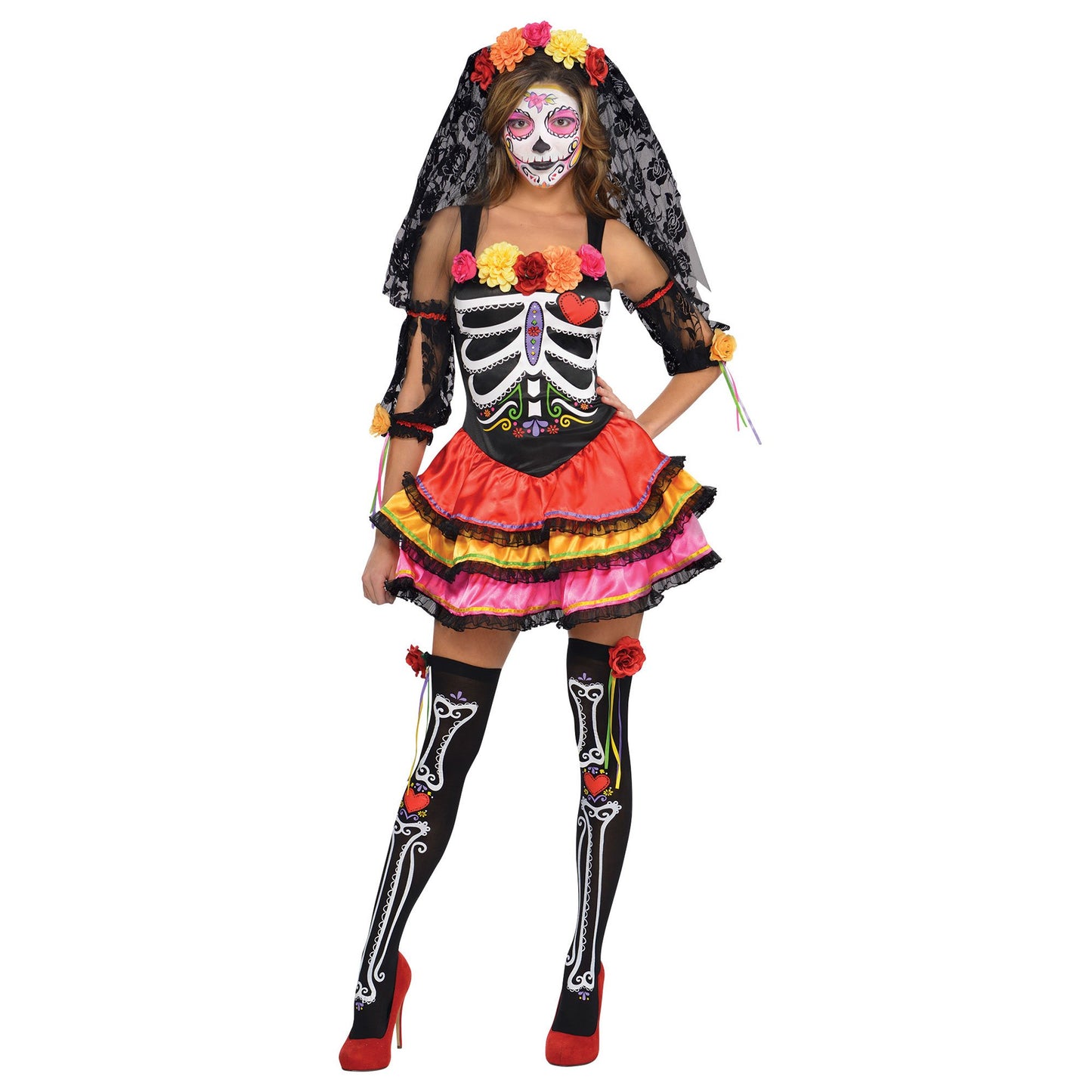 Costume Day of the Dead Senorita Women's Size 14-16