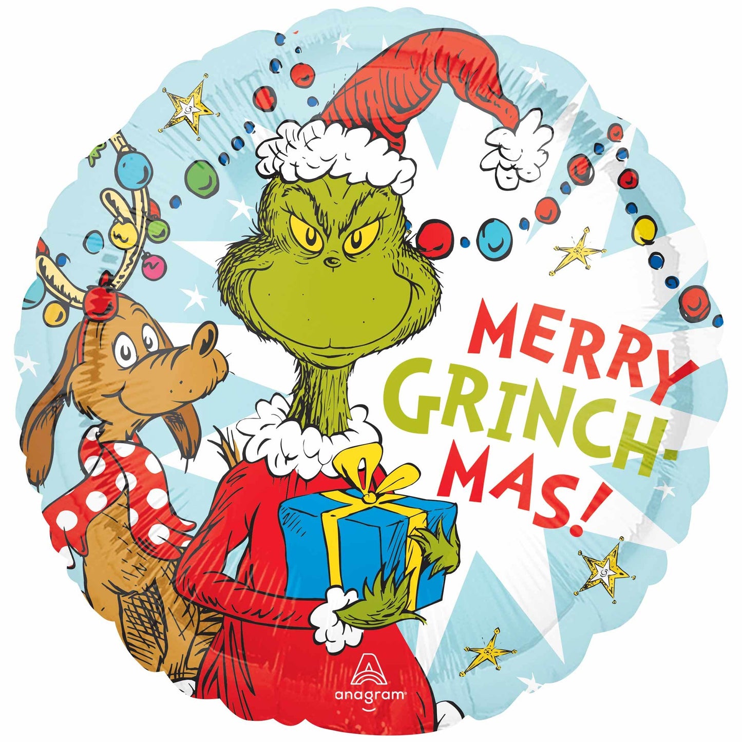 45cm Standard HX Dr. Seuss The Grinch Merry Grinch-Mas