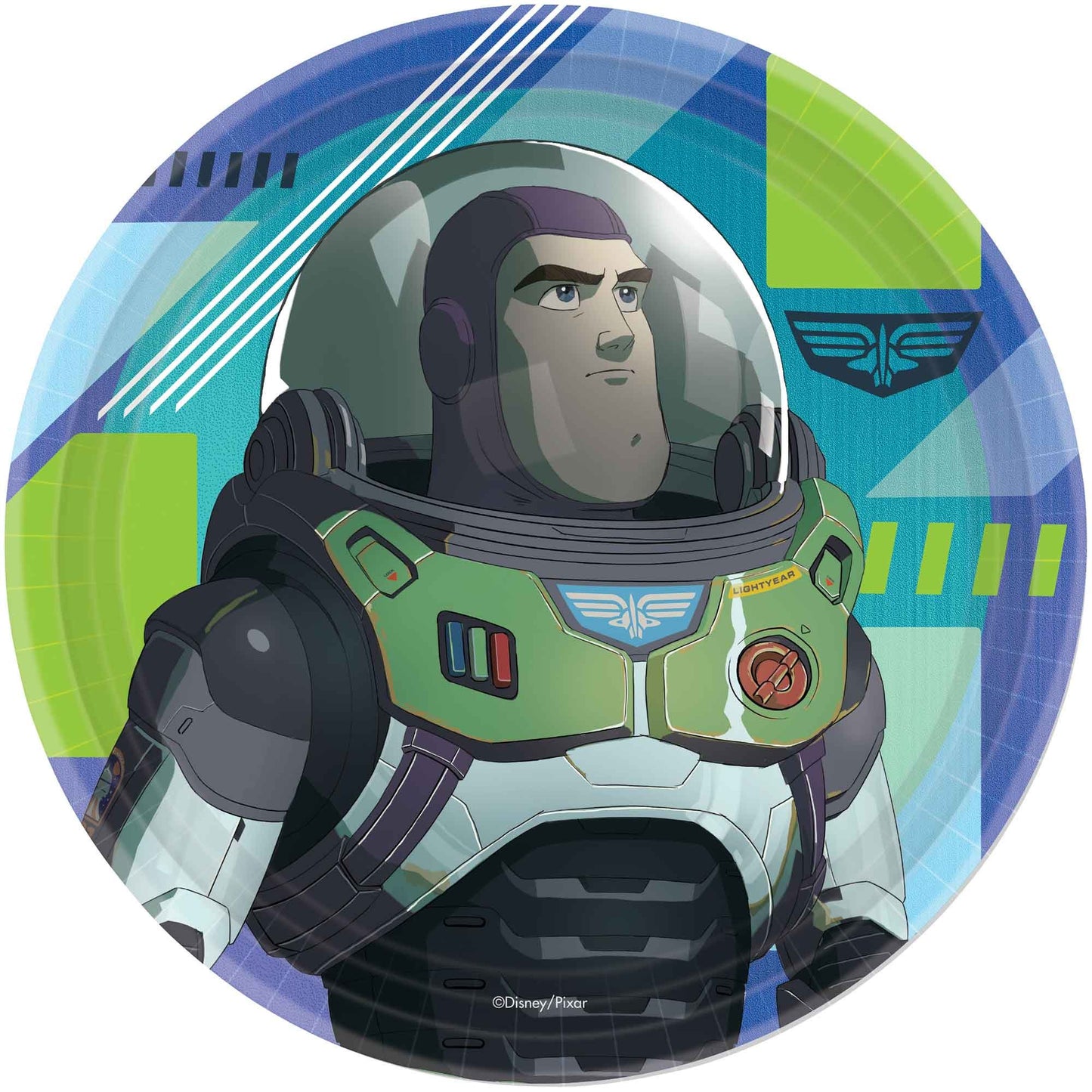 Buzz Lightyear 17cm Round Paper Plates