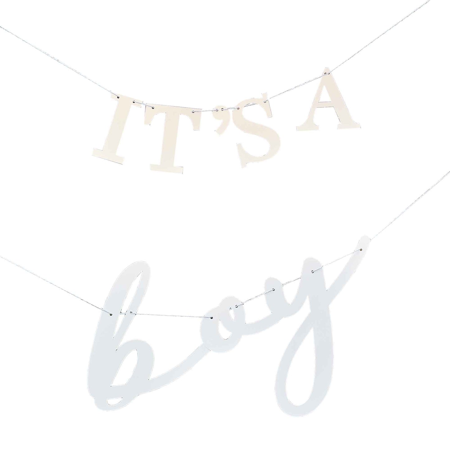 Hello Baby Bunting It's A Boy White & Blue