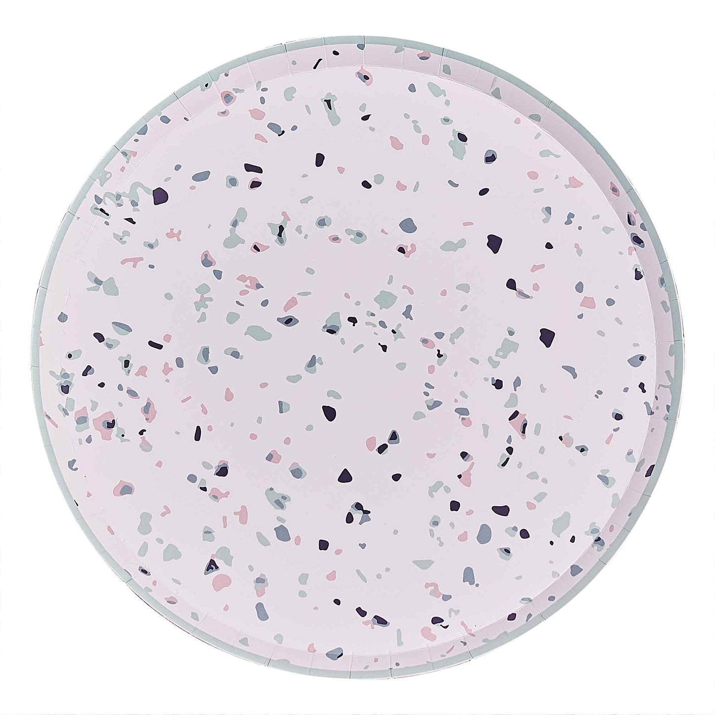 Mix It Up Paper Plates Terrazzo
