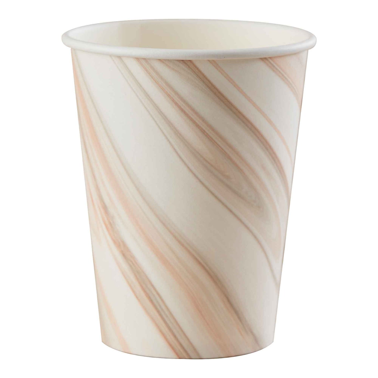 Mix It Up 9oz/266ml Paper Cups Natural Marble
