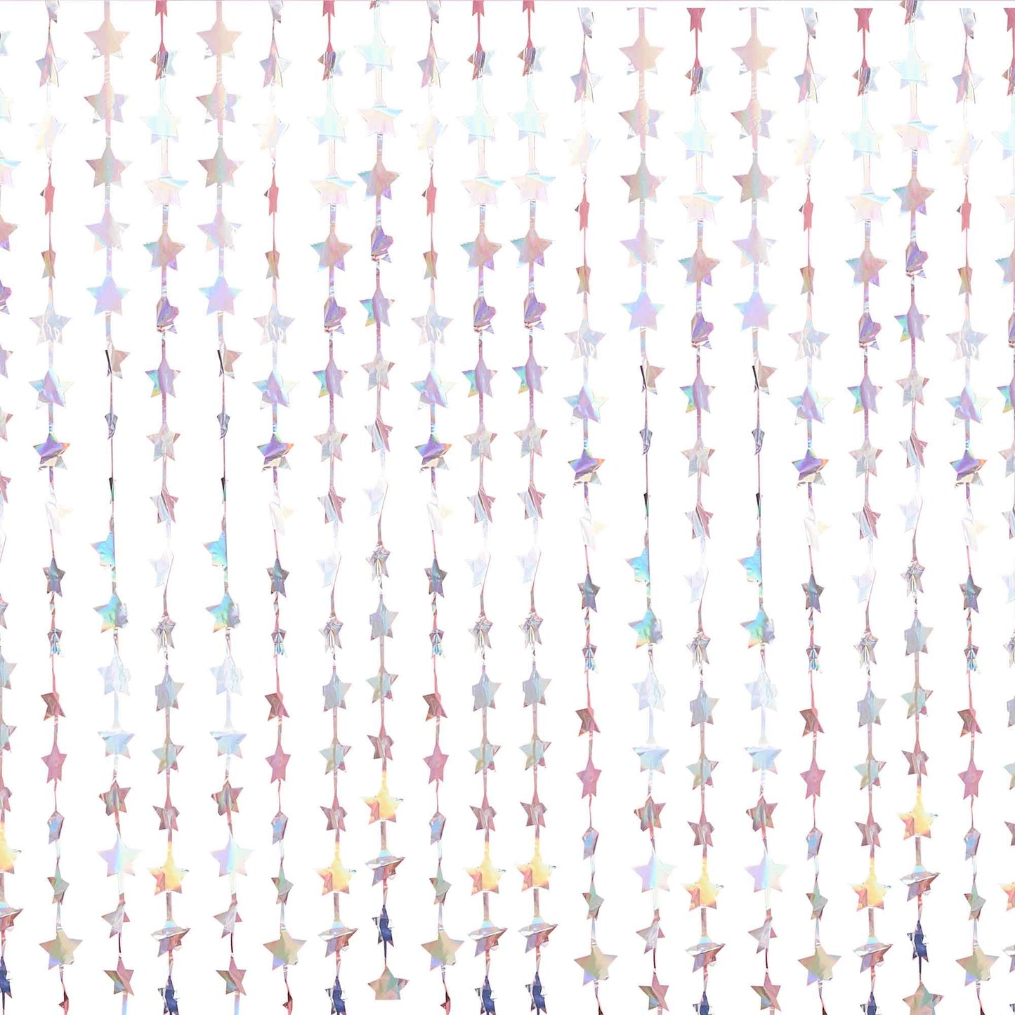 Star Gazer Birthday Backdrop Star Curtain Iridescent