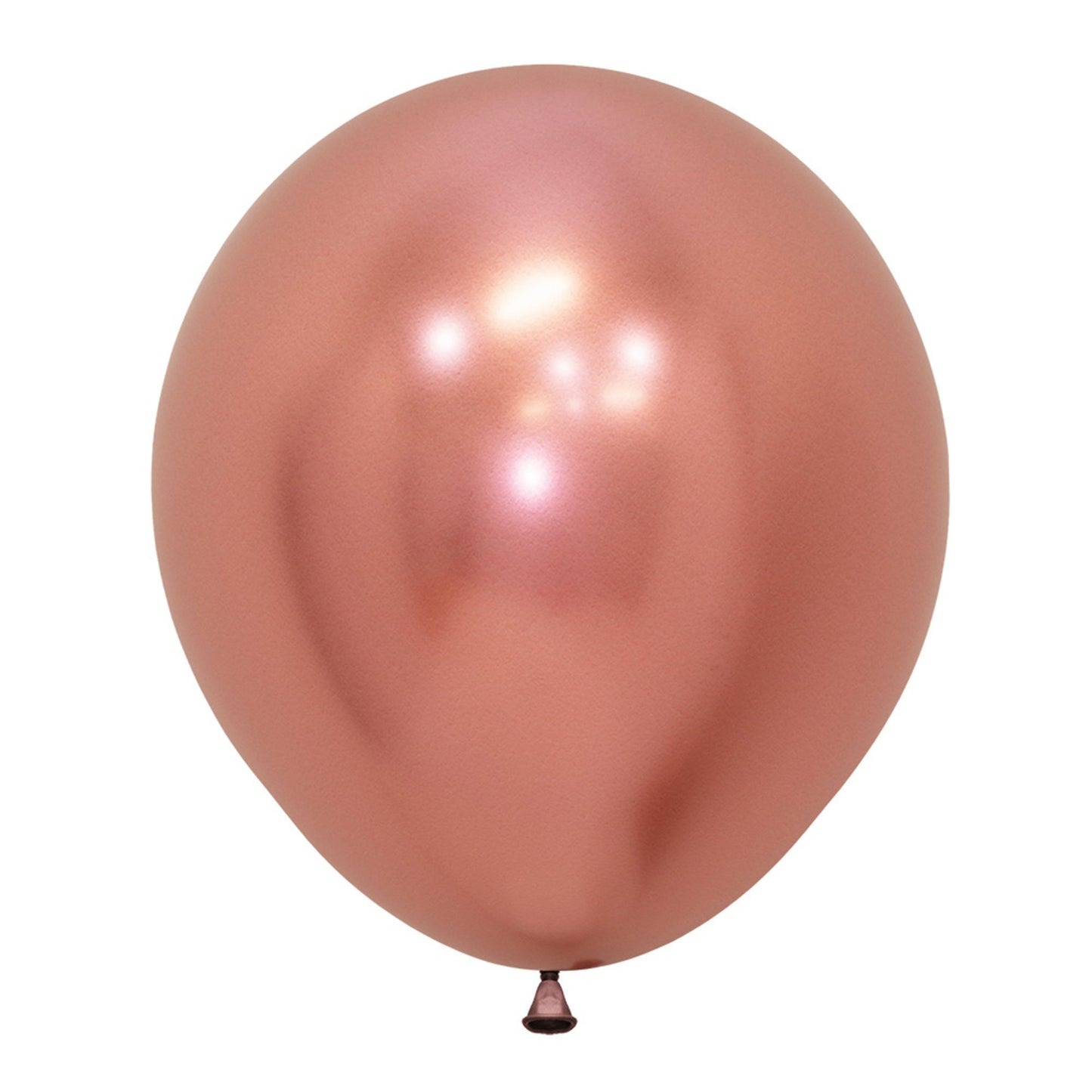 Sempertex 45cm Metallic Reflex Rose Gold Latex Balloons 968, 6PK