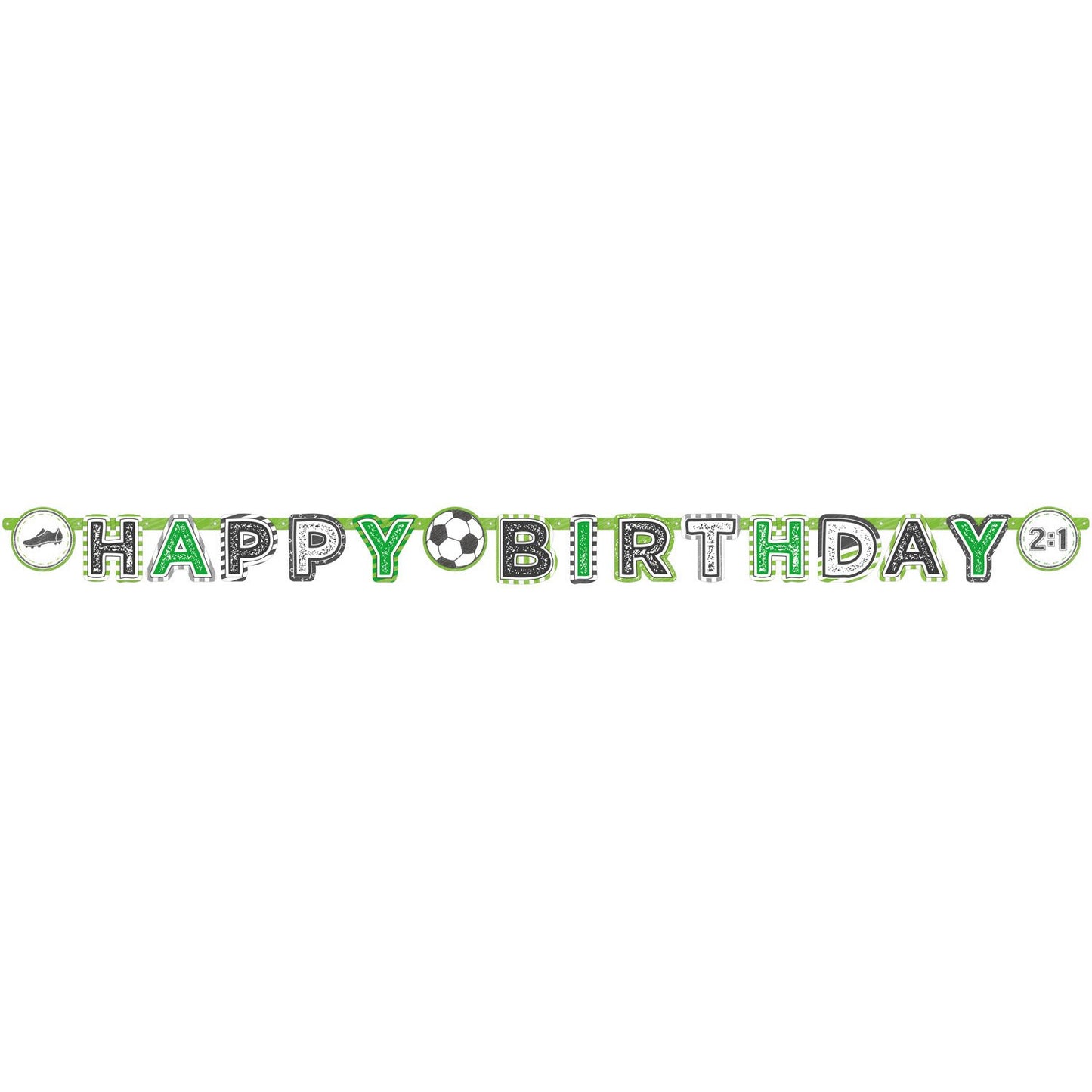 Kicker Party Happy Birthday Letter Banner