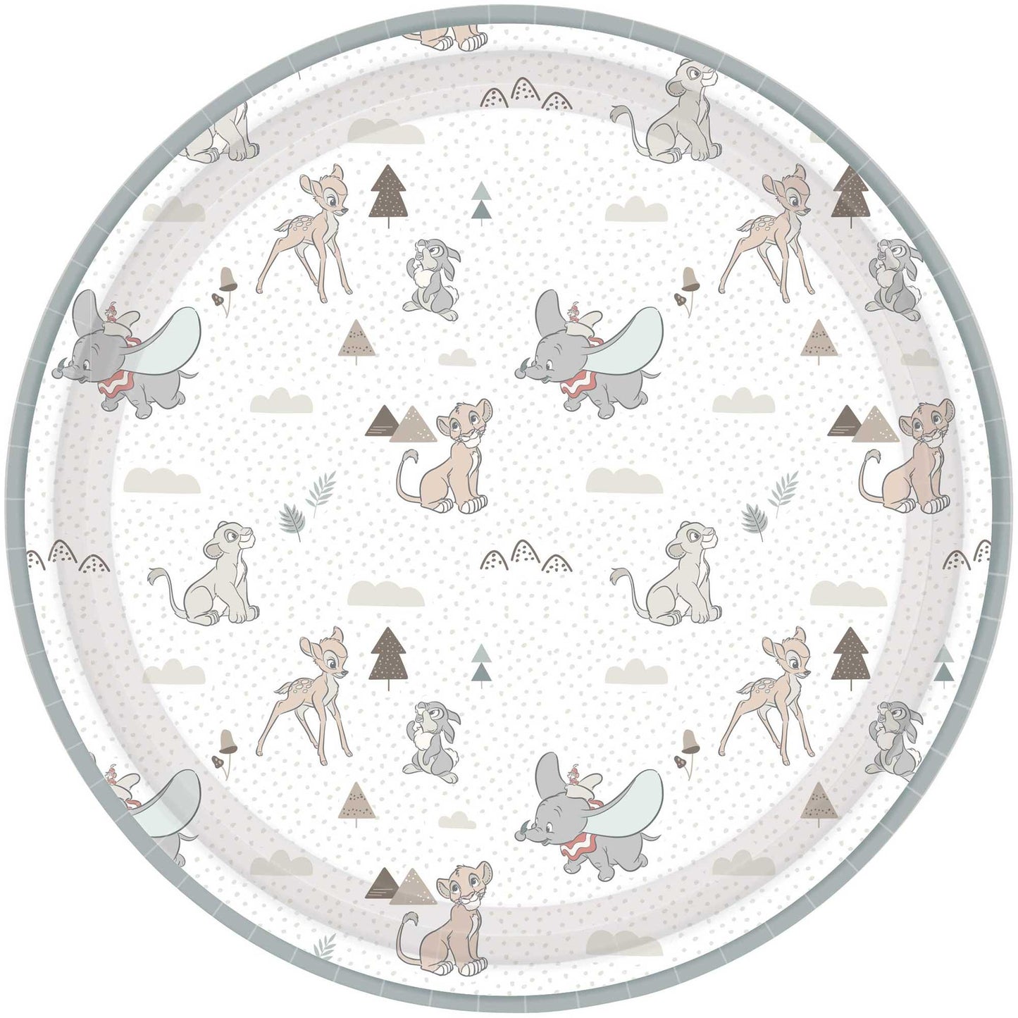Disney Cosy Time 23cm Round Paper Plates SRT