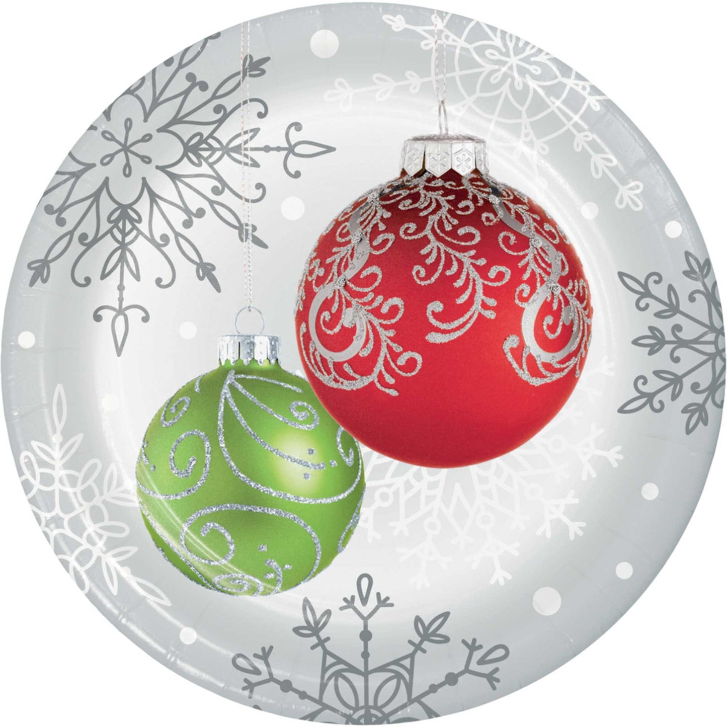 Elegant Ornaments Lunch Plates Paper 18cm