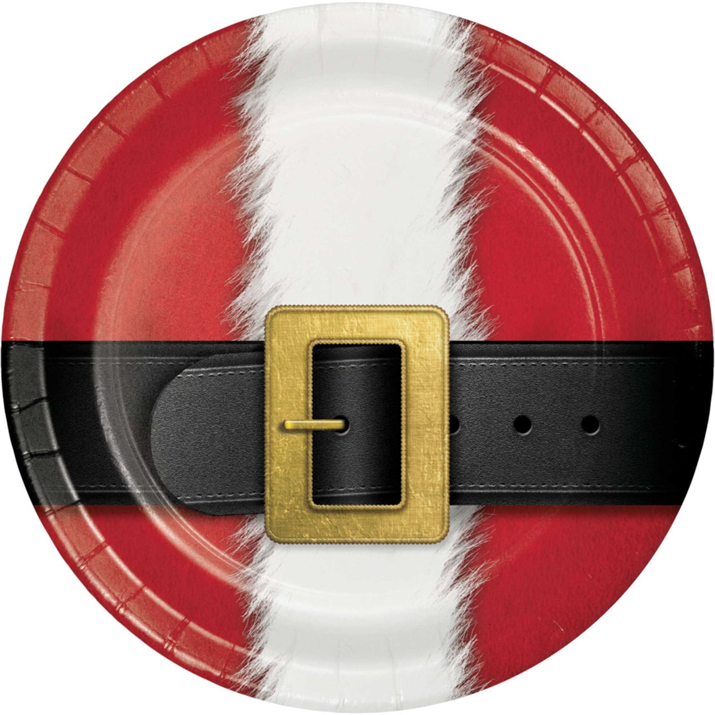 Santa's Suit Dinner Plates Paper 22cm