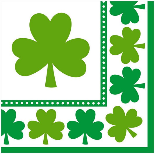 Lucky Shamrocks Lunch Napkins