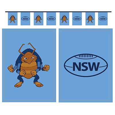 NSW Flag Pennant Banner