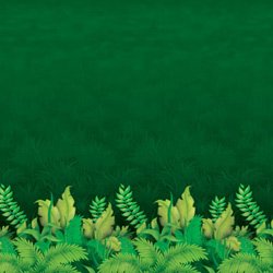 Backdrop Jungle Foliage Scene Setter