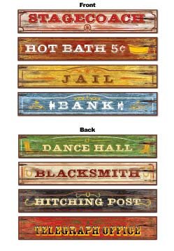 Western Signs Cutouts