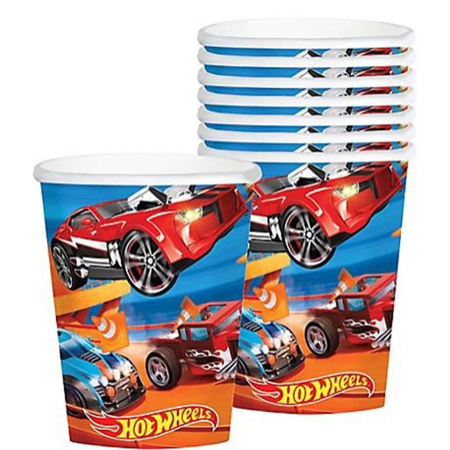 Hot Wheels Wild Racer 266ml Cups