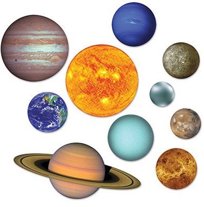 Solar System Planets Cutouts