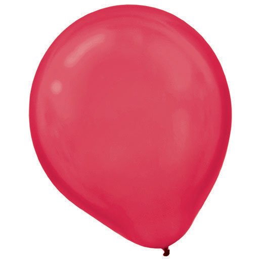 Latex Balloons Pearl 30cm 15CT Red