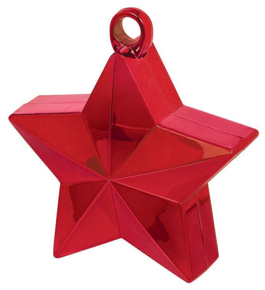 Star Balloon Weight - Red