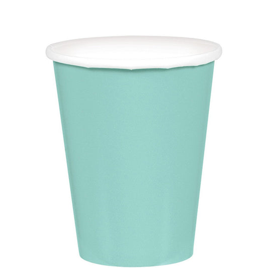 266ml Cups Paper - Robin's-egg Blue (Pack of 20)