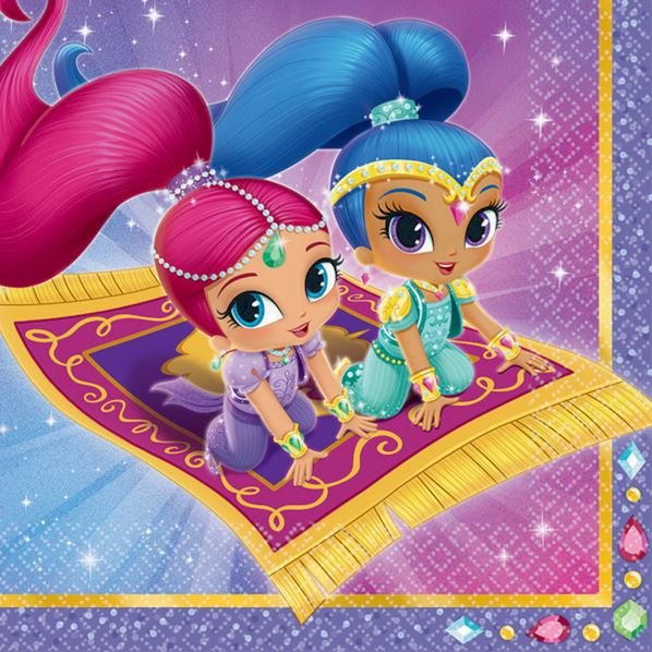 Shimmer and Shine Lunch Napkins