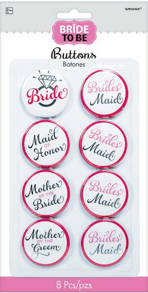 Elegant Bride Buttons