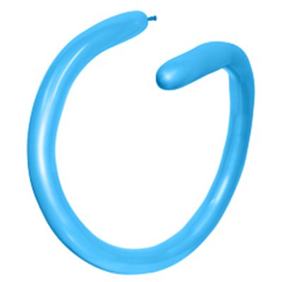 Sempertex 260T Fashion Blue Modelling Latex Balloons 040, 100PK