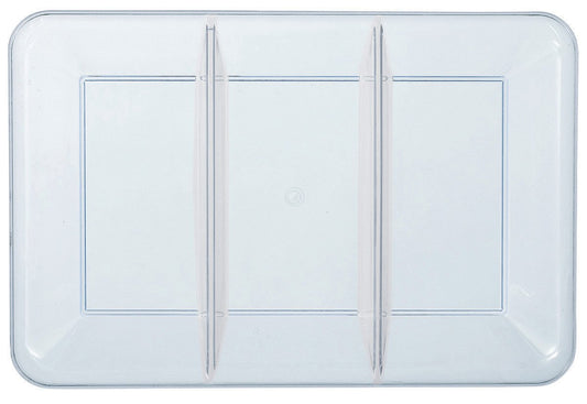 Compartment Tray Clear - Plastic