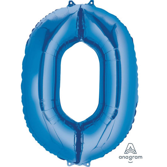 SuperShape Blue Numeral 0.