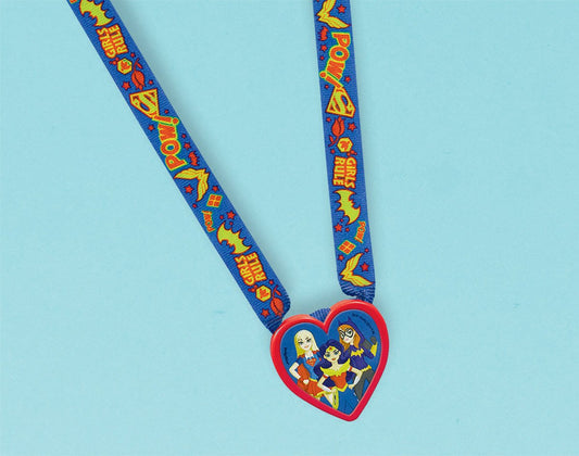 DC Superhero Girls Charm Necklace Favor