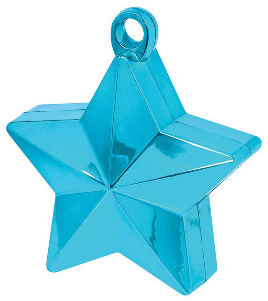 Star Balloon Weight - Caribbean Blue