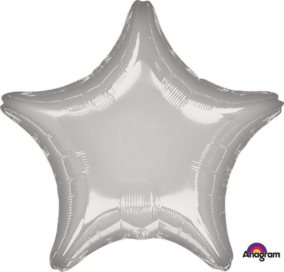 45cm Standard Star XL Metallic Silver