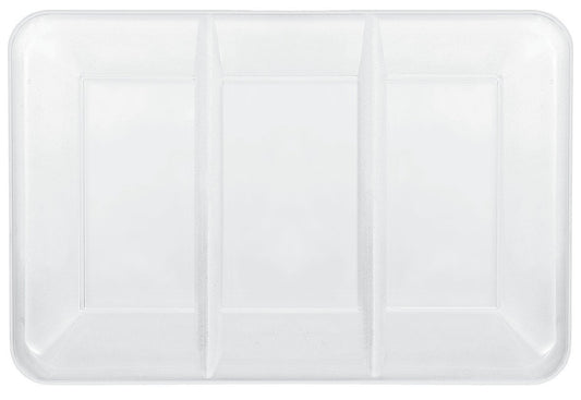 Compartment Tray White - Plastic