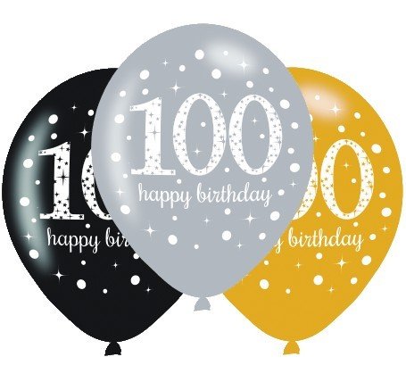 Sparkling Celebration 100 30cm Latex Balloons