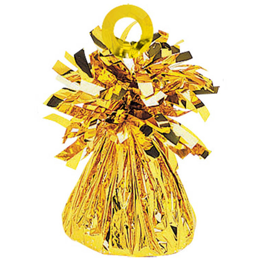 Small Foil Balloon Weight - Gold