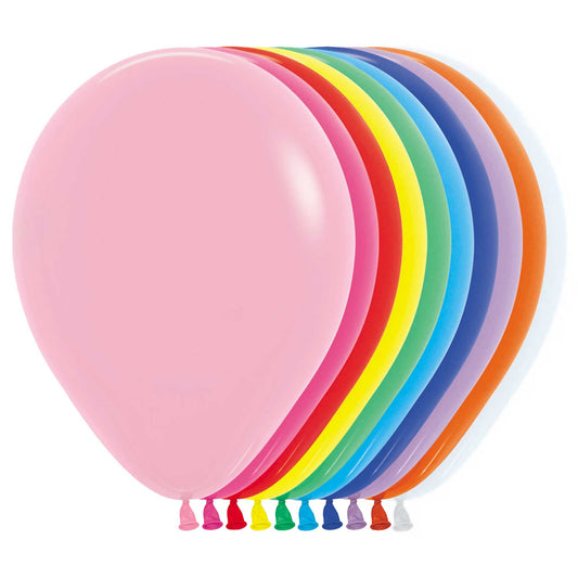 Sempertex 12cm Fashion Assorted Latex Balloons, 50PK