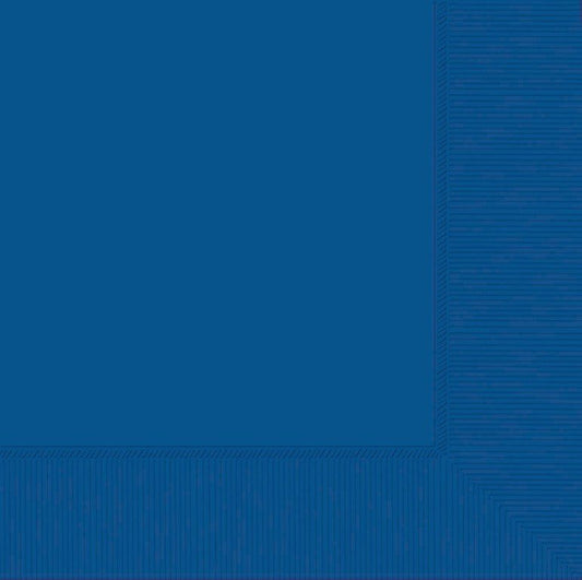Lunch Napkins 20 Pack 2 PLY - Royal Blue
