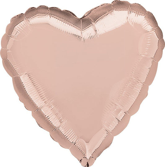 45cm Standard Heart HX Rose Gold