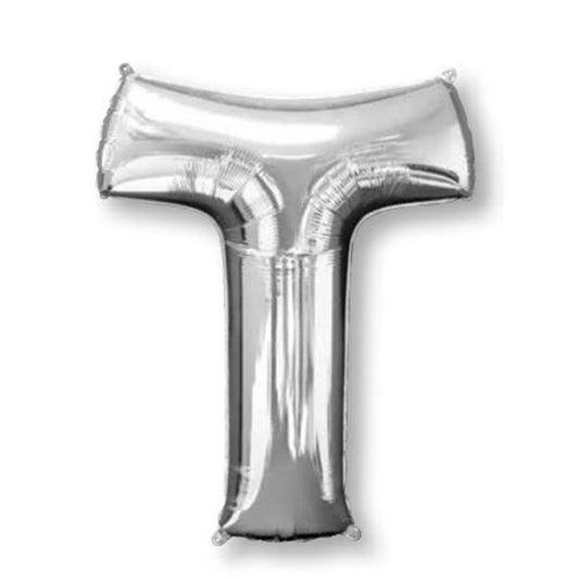 SuperShape Letter T Silver