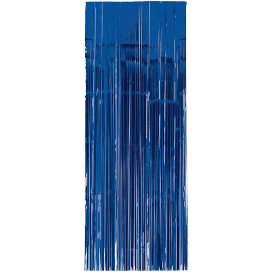 Door Curtain Metallic - Bright Royal Blue