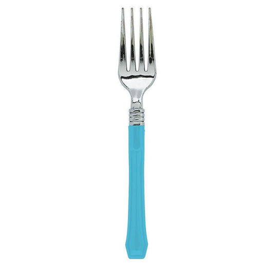 Premium Classic Choice 20 Pack Fork Caribbean Blue
