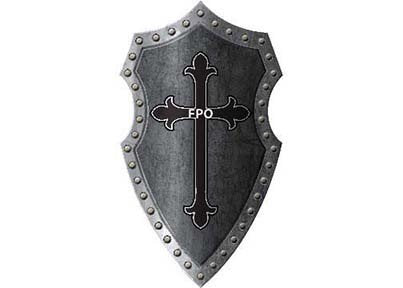 Medieval Crossbone Shield