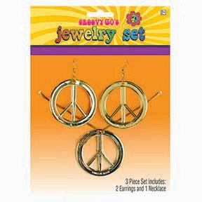 Feeling Groovy Peace Jewelry Set